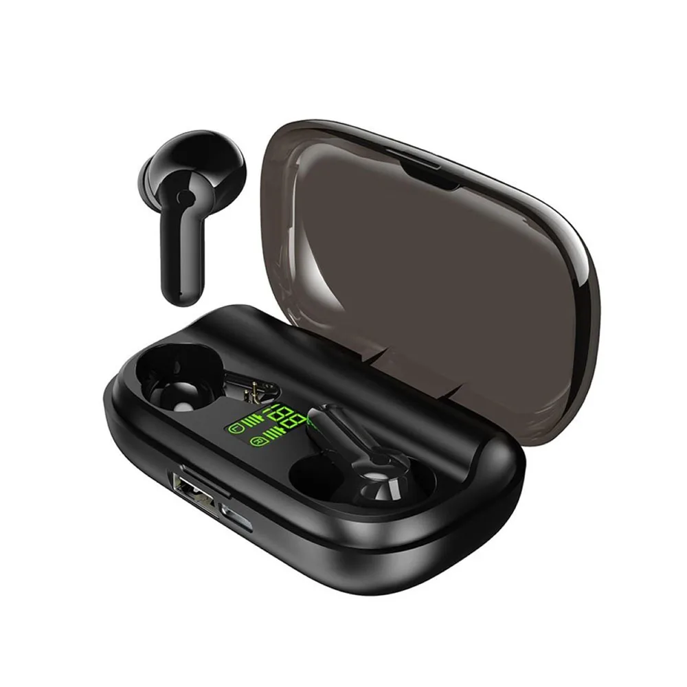 

Xt-01 Headphone Noise Reduction Waterproof Headset Wireless Earbud Tws Xt-01 Earphone With Led Display Power Bank