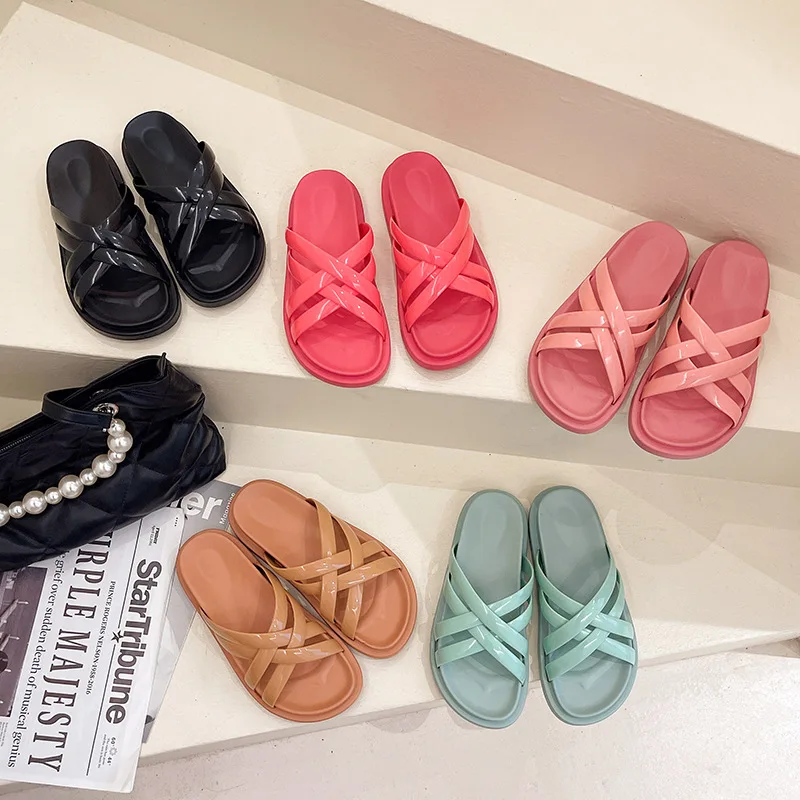 

2022 summer new hot style women fashion sandals flat ladies slippers woman shoes
