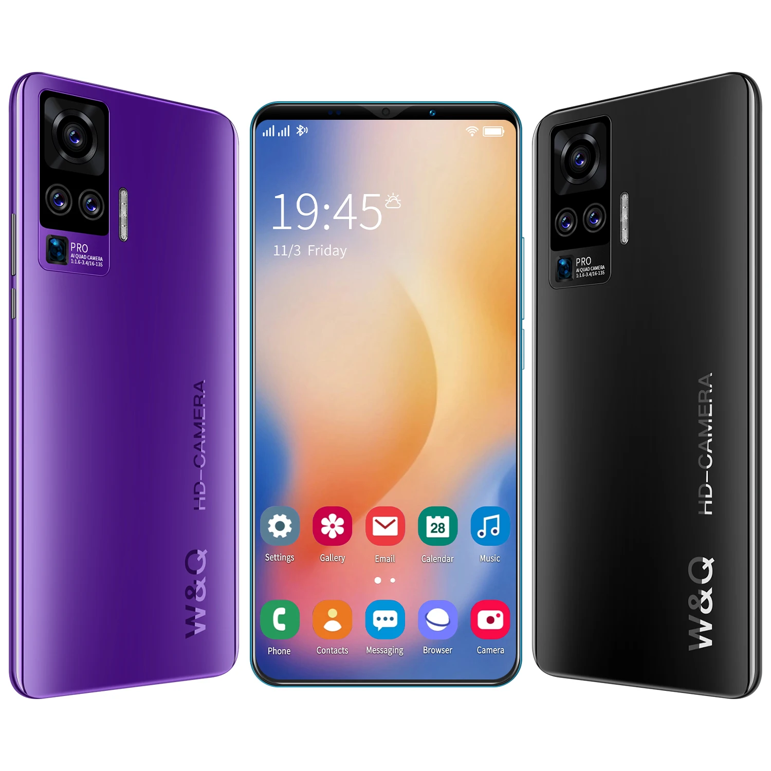 

Factory price made in china cellphones high quality mobile phone bulk sell high quality mobile android phone, Purple, red, blue