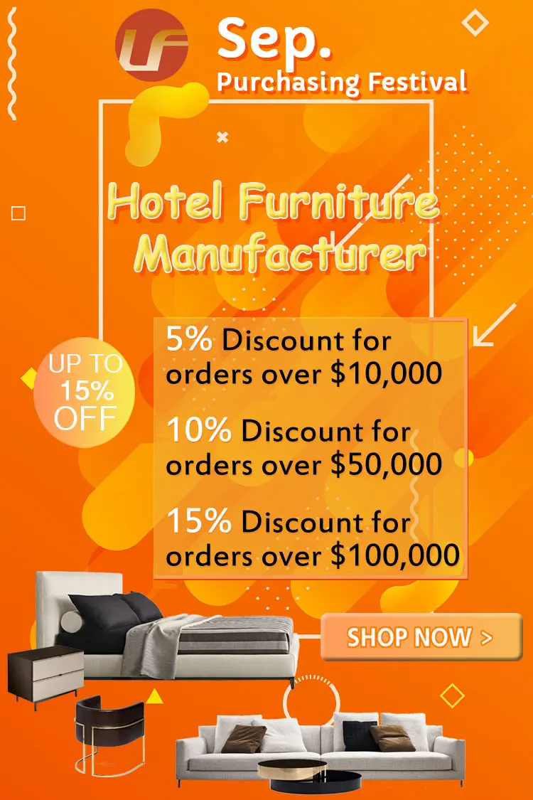 5 Star New Design Hotel Bedroom Furniture Suite Custom Made Marriot