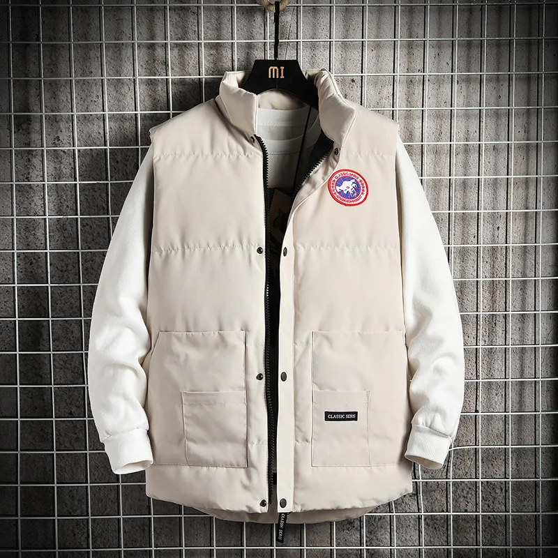 

Canada style Custom Mens Winter Work Padded Vest Outdoor Puffer Vest warm