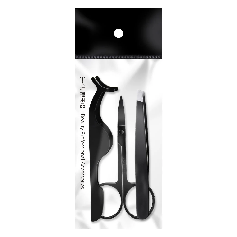 

Custom Lash Tweezers Eyelash Tweezers Private Label Eyelash Applicator OEM Customized Tweezers scissors set