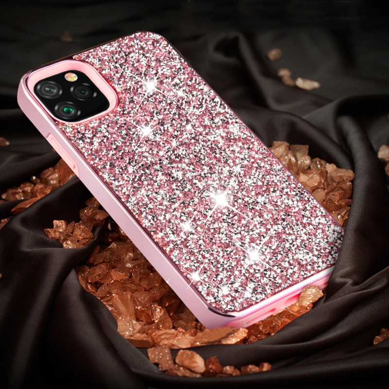 

2020 hot sale woman fashion Anti-knock diamond designer Luxury Phone Case