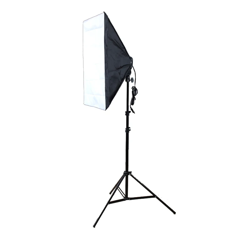 

Wholesale Photo Studio Softbox Kit (Four Socket Lamp Holder + 50 X 70cm Flash Lighting Softbox +2m Light Stand)