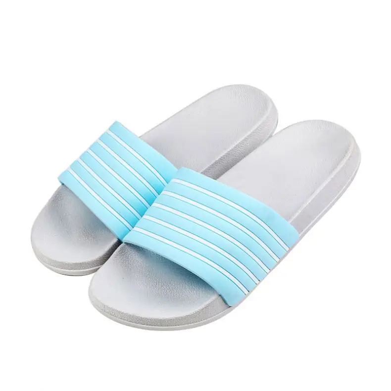 

2021 Super Soft Comfortable Stripes Anti-Slip Breathable New Women PVC Slippers, Pink/blue/green
