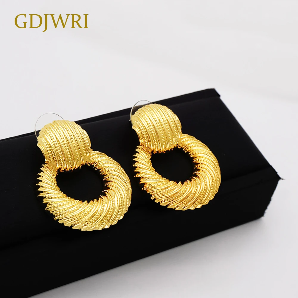 

GDJWRI TC09 jewelry women wholesale non tarnish style gold 18k accessories making supplies girl earrings