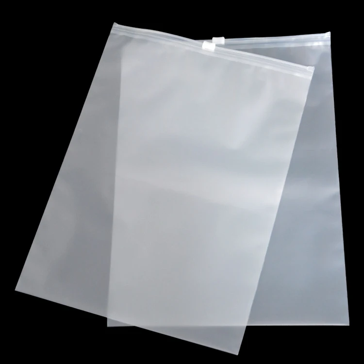 

Customize Plastic Slider Zipper Bags With Logo For Clothing Packaging Print Frosted Zip Lock Bag