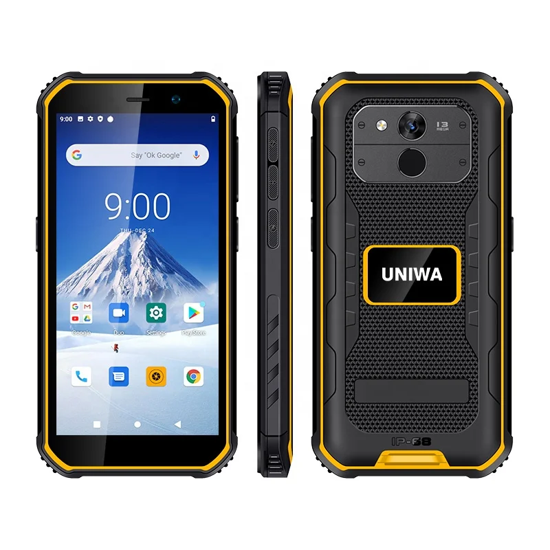 

Best 5.5" Octa Core 5000mAh Big Battery 4G Rugged Zello Walkie Talkie Phone With SOS Panic Button UNIWA F963 IP68 NFC Smartphone