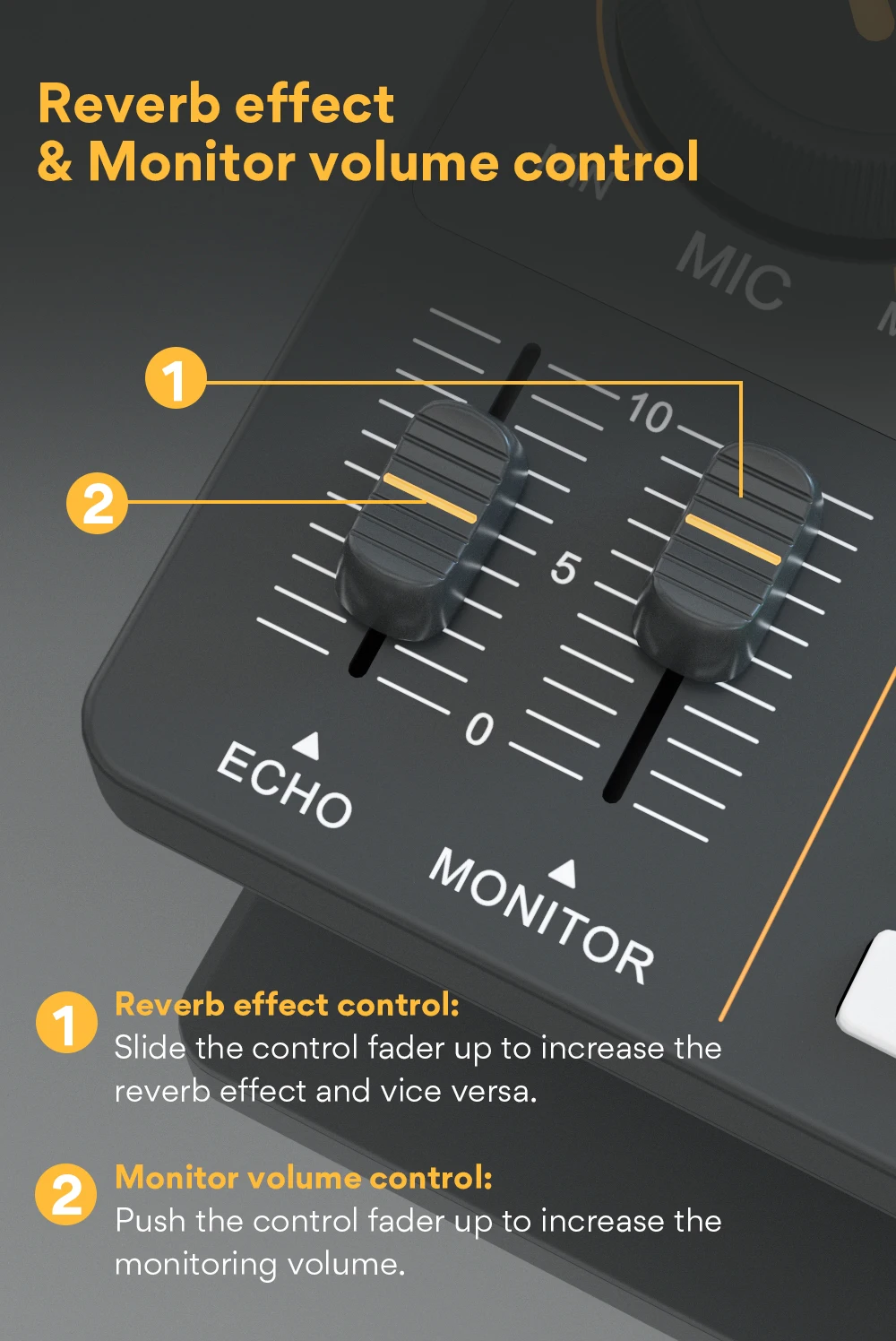 麦克风/伴奏音量控制