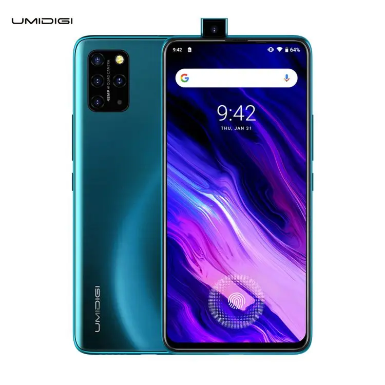 

Pop-up Camera Original UMIDIGI S5 Pro Smartphone 48MP Camera 6GB+256GB 6.39 inch Android 10 Octa Core Celulares