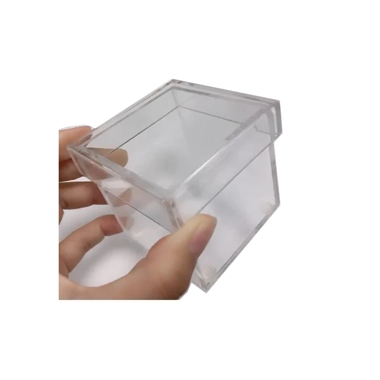 

Stock Acrylic gift box custom Acrylic plastic box