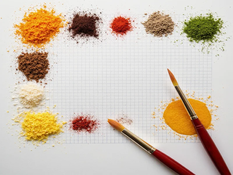 Crafting grid showing brush recipe arrangement