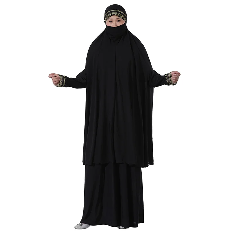 

Wholesale Custom Design Arab Muslim Dress Turkish Dubai Islamic Clothing Black Muslim Abaya, 12 colors mix