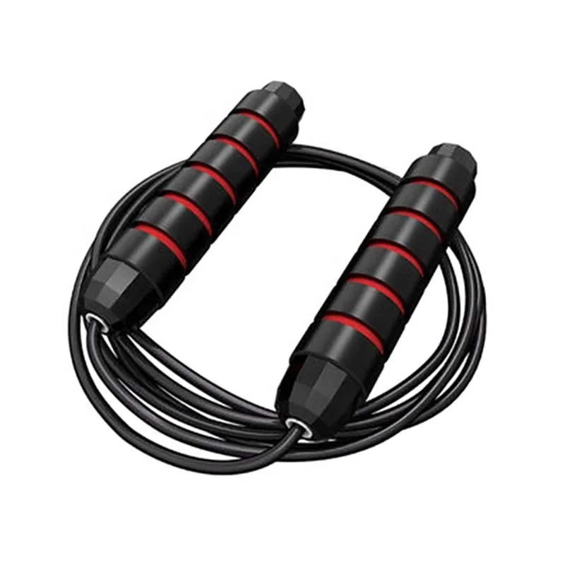 

Durable Wholesale Fitness High Quality OEM Exercise Speed Training Bearing Foam Handle PVC Premium Weighted Skip Jump Rope, Black, blue, red,etc.