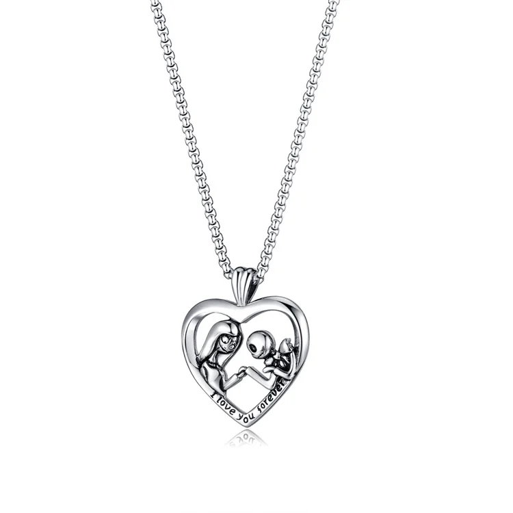 

New arrival necklace personalized jewelry stainless steel love you necklace