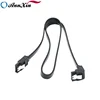 High Speed 6Gbps SATA 3.0 SSD Solid State Drive Serial Data Cable 90 Degree Elbow Male to Straight Male 0.3M Use For Computer