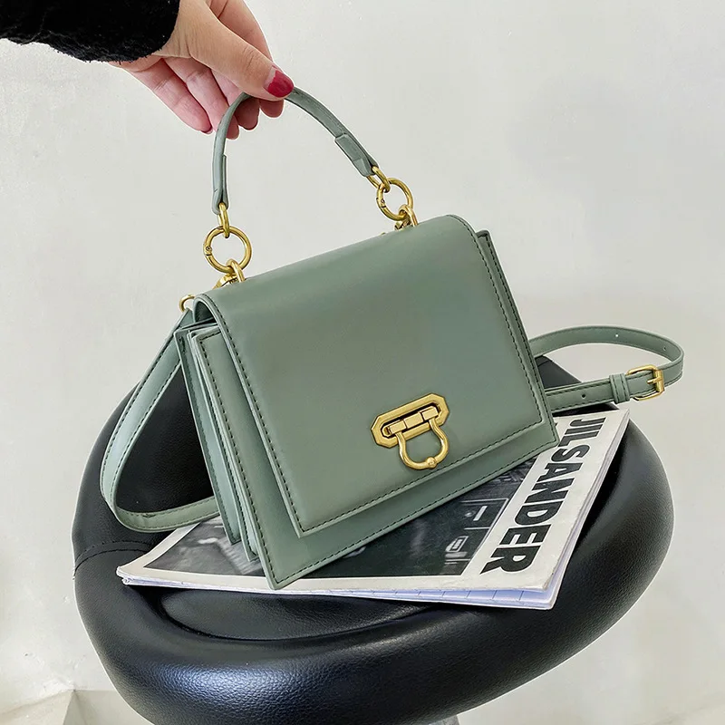 

Trendy Solid Color Girl Cross Body Bags Ladies Purses Leather Trendy Handbags Women Bags, Customizable