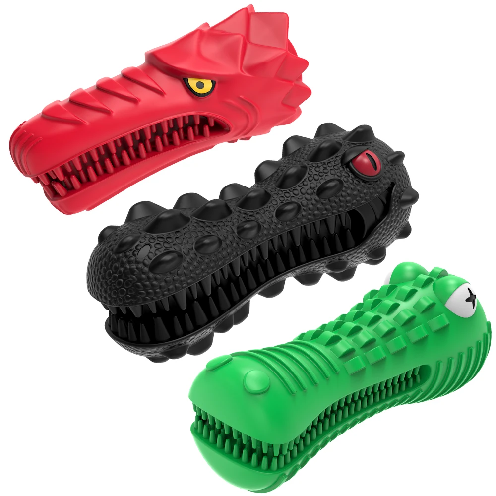 
amazon best selling pet supplies alligator teeth cleaning toys dog chew toothbrush 