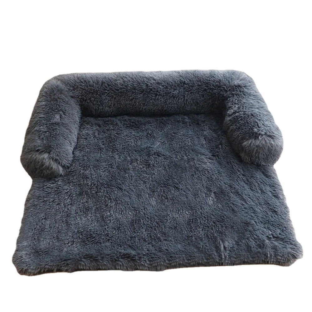 

Amazon Hot sale Plush kennel Plush blanket Two-purpose one pet bed dog sofa bed factory wholesale