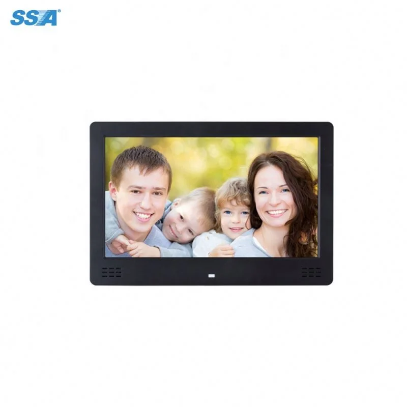 

Amazon hot selling christmas and new year gift Commercial Advertising 10 Inch Hanging Wall Mount Lcd Digital Photo picture Frame