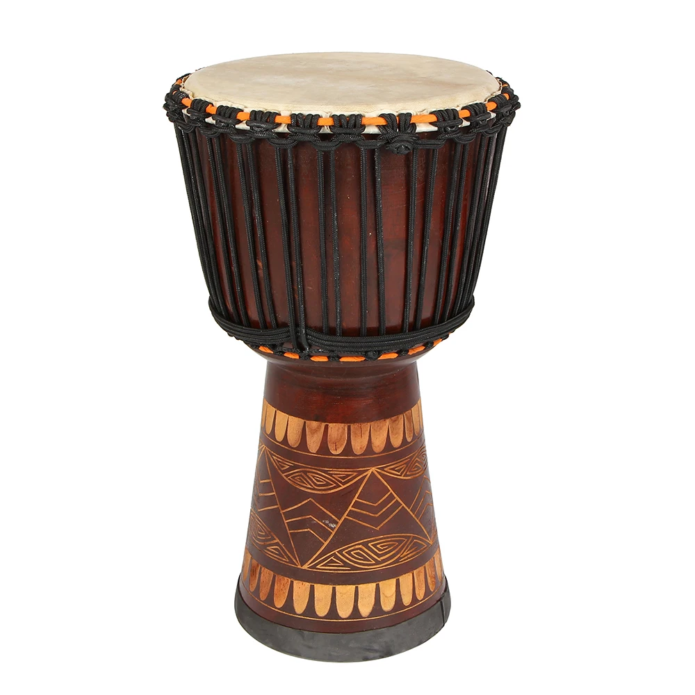 China Manufacture Wholesale Mahogany African 12" Djembe Drum Percussion