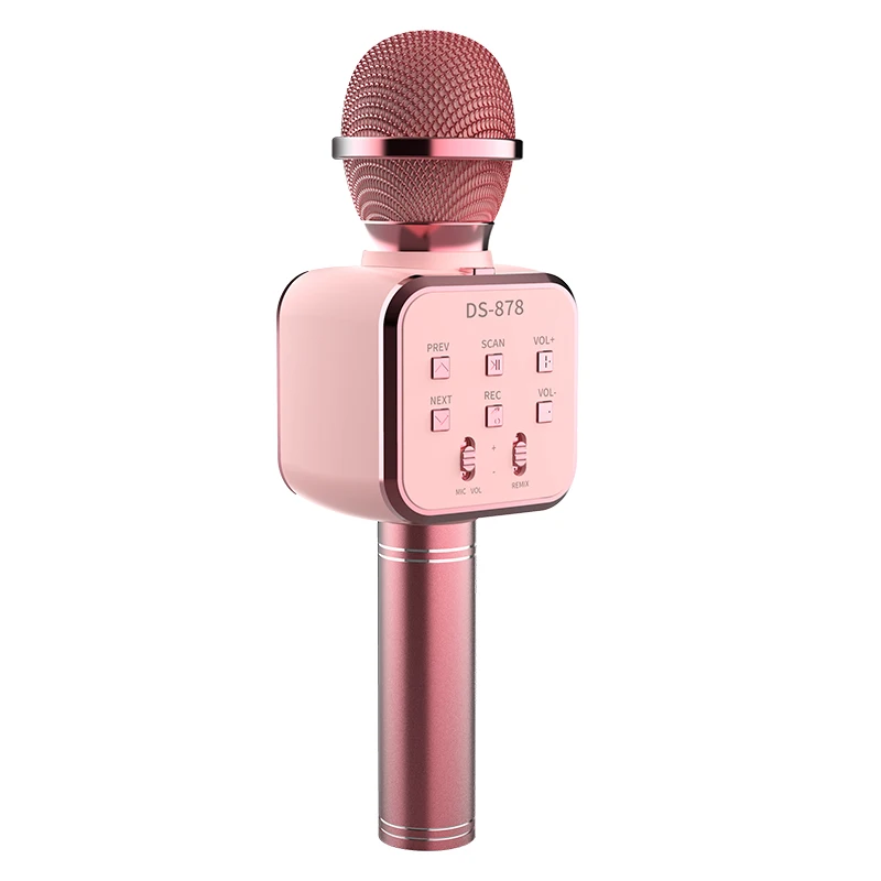 

2021 Wireless Home Handheld Microphone Built-In Audio Integrated USB Player Mic Party Portable Karaoke Professional Speaker