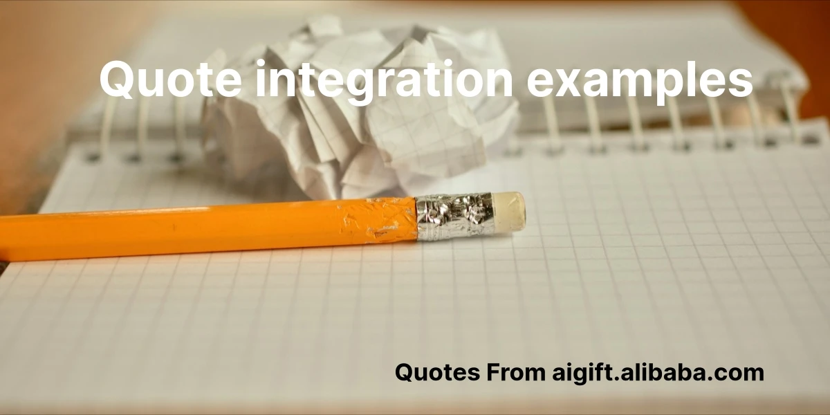 quote integration examples