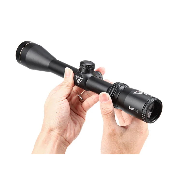 

Canis Latrans 3-9x40 adjustment optic sight tactical outdoor hunting airsoft rifle scope, Black