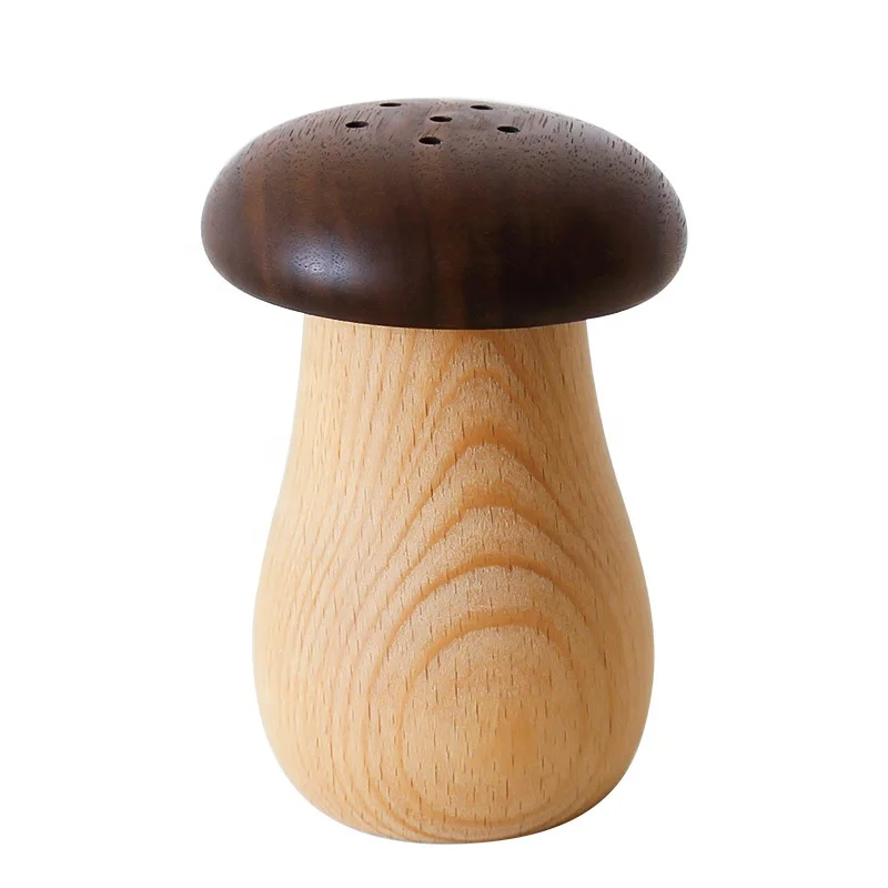 

Small Mushroom Shape Toothpick Box Holder for Kitchen and Dinning Room, Natural