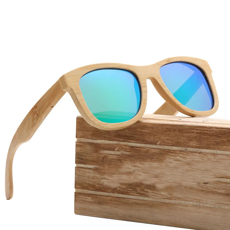 

YTSSDBW3011 custom Polarized handmade colorful lenses Bamboo sunglasses 2020 Floating wood sun glasses 2021