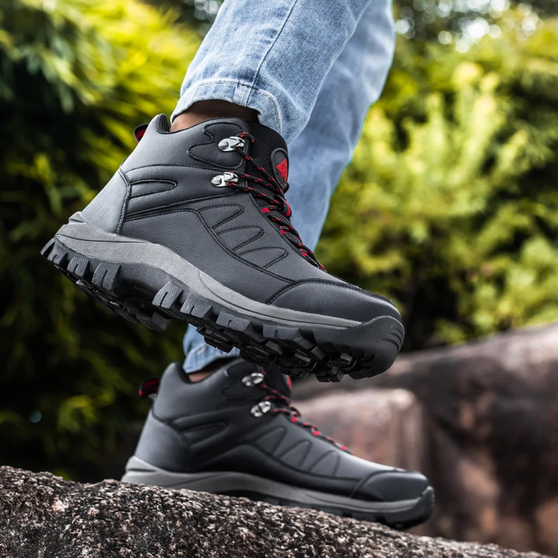 

shoes boots Men Outdoor Sports Tactical Male Boots Hiking Mountain Shoes Camping Climbing Waterproof Leather Tactical Shoe