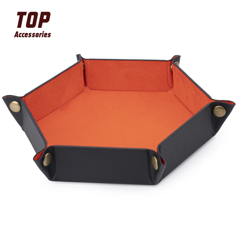 

High Quality Luxury Serving Trays Hexagon Desk Drawer Organizer Trays