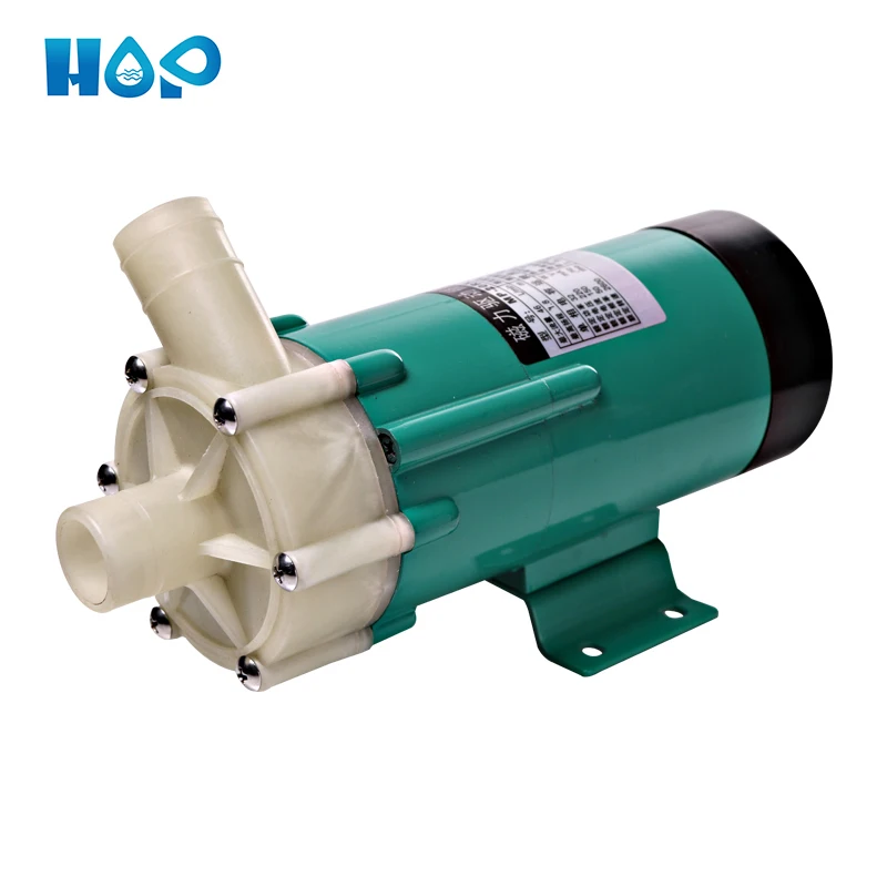 HOP-MP-20rx Mini Electric Water Pump 110V AC/230V AC Magnetic Temperature Control Acid Chemical Transfer Water Circulation Pump