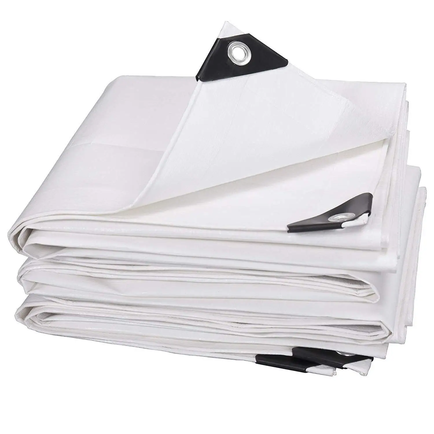 China Stock Hdpe Poly Tarp Plastic Tarpaulin Heavy Duty Tarps From