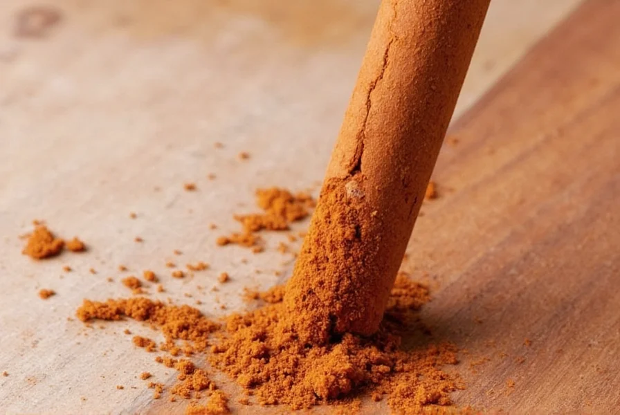 Medical illustration showing how cinnamon particles affect respiratory system - detailed view of lungs with cinnamon particles causing inflammation