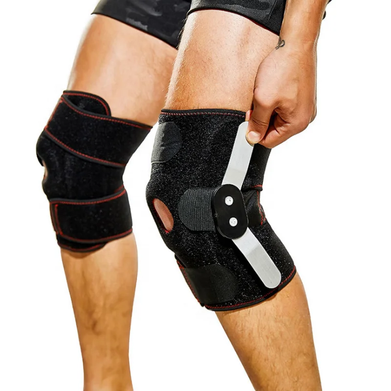 

Melenlt angle adjustable hinged knee brace support knee brace stabilizer, Black