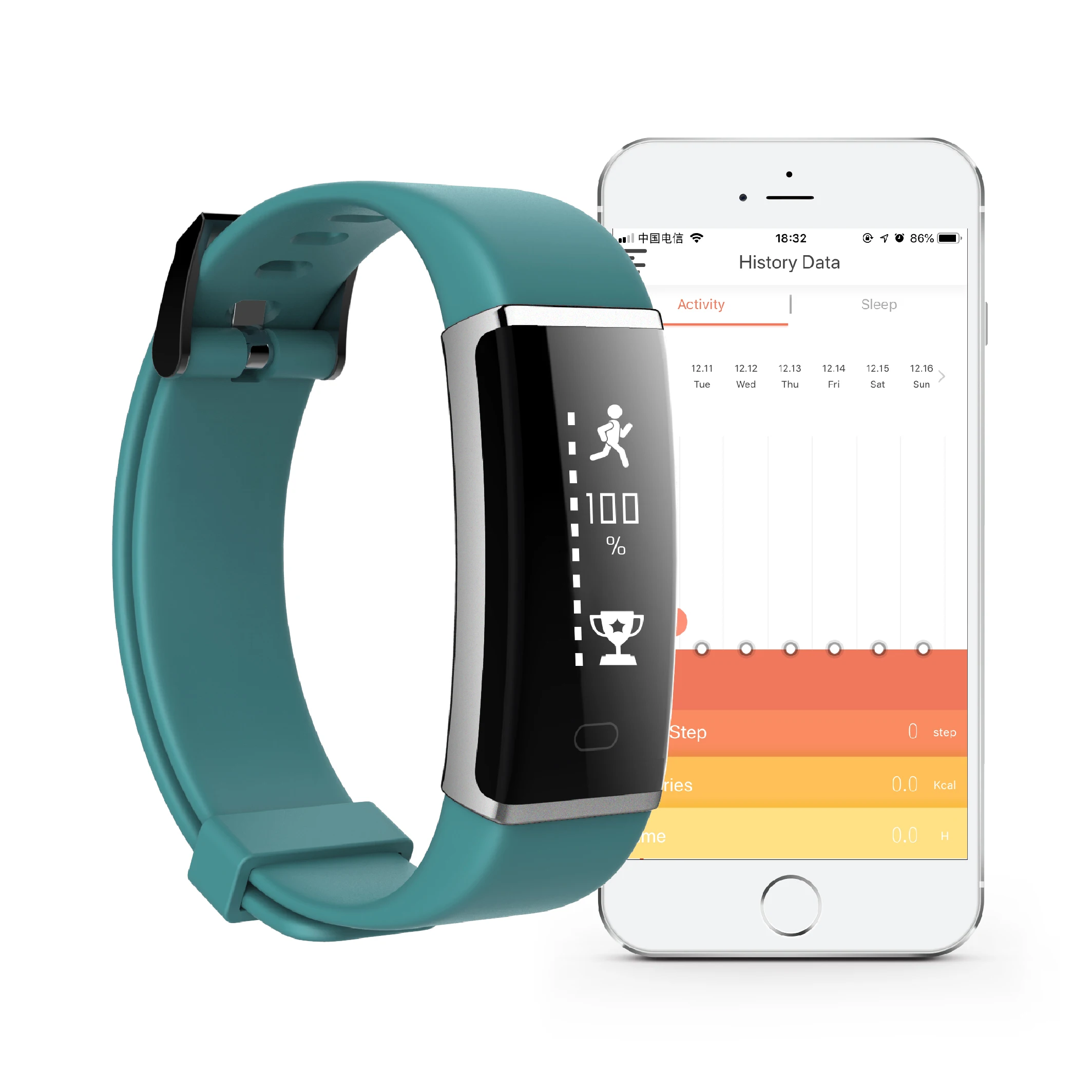 Heart rate health smart bracelet