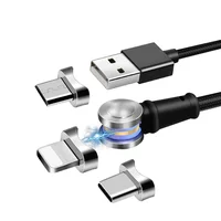 

2.4A 180 Degree Rotating Magnetic Charging Cable And Data Sync Function