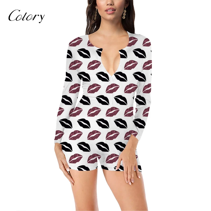 

Colory Biker Short Set Mesh Romper For Women, Picture shows