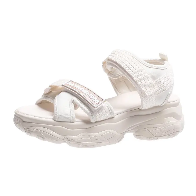 

versatile thick bottom sandals women's muffin shoes beach shoes slippers women's summer wear ins cool slippers