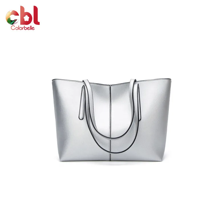 

New Fashion Trendy 2021 Wholesale PU Leather Large Capacity Women Luxury Big Handbag Ladies Black Tote Hand Bag, Black,silver,brown,white,brown,red,deep green