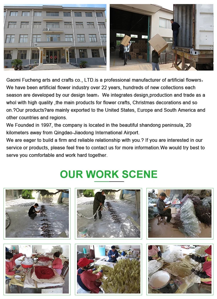 fucheng 2019 hot selling kerajinan floral foam artificial flowers with dry branch for dried flower wall decor,FA-31023,kerajinan