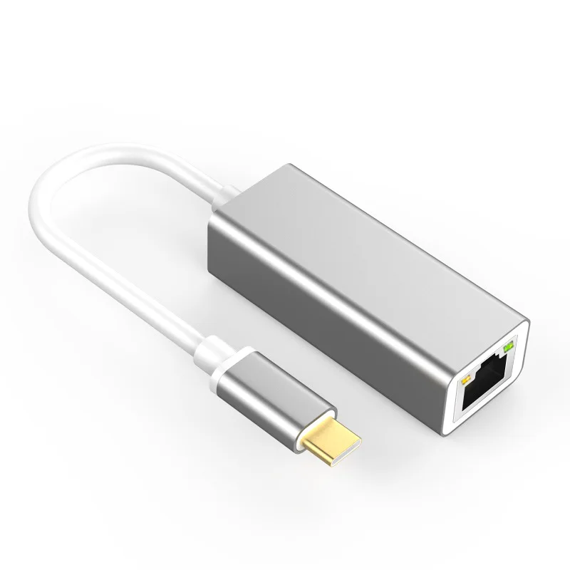 

Type C Gigabit Ethernet Adapter USB 3.1 Network Card to RJ45 Lan 10/100/1000 Mbps External for Windows 10 Mac OS PC Laptop