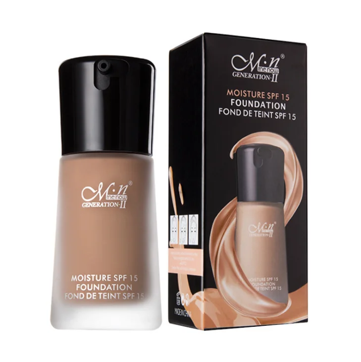 

Make Your Own Brand Makeup Full Coverage Waterproof Liquid Foundation SPF 15