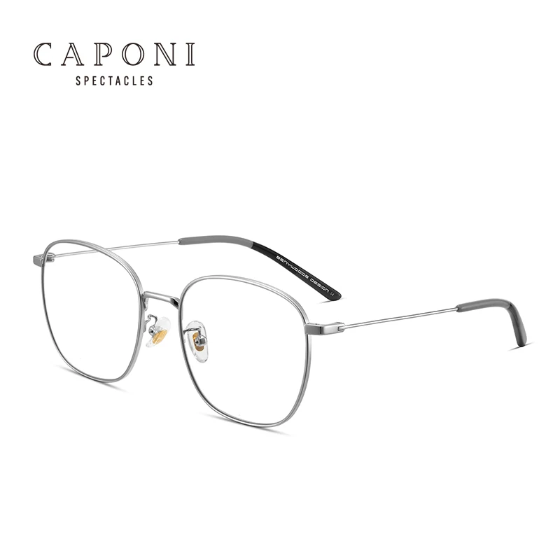 

CAPONI Factory Supply Best Price Metal Frame Anti-blue Light Lens Glasses