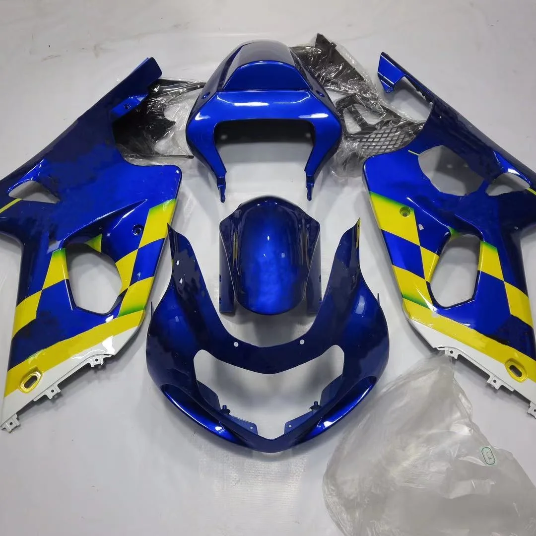 

2021 WHSC motorcycle Fairing Kit For SUZUKI GSXR1000 2000-2002 blue color, Pictures shown
