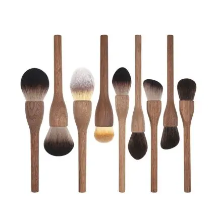 

Wooden Handle Blush Foundation Contour Brush For Makeup Brushes Set, Customized color