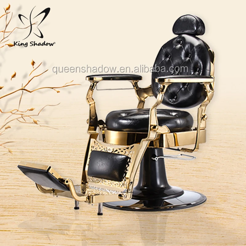

Durable saloon equipments barber chairs gold chairs for hairdresser