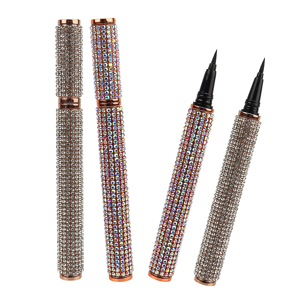 

New luxury diamond Eyeliner Pencil Lash Glue Eyelash Adhesive Liquid Magic Eye Liner Pen