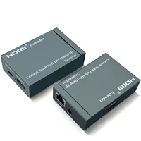 

1080P HDMI Extender Over Single CAT5/CAT6 96-Feet HDMI Over Ethernet with IR Supports Deep Color 3D EDID Digital & DTS